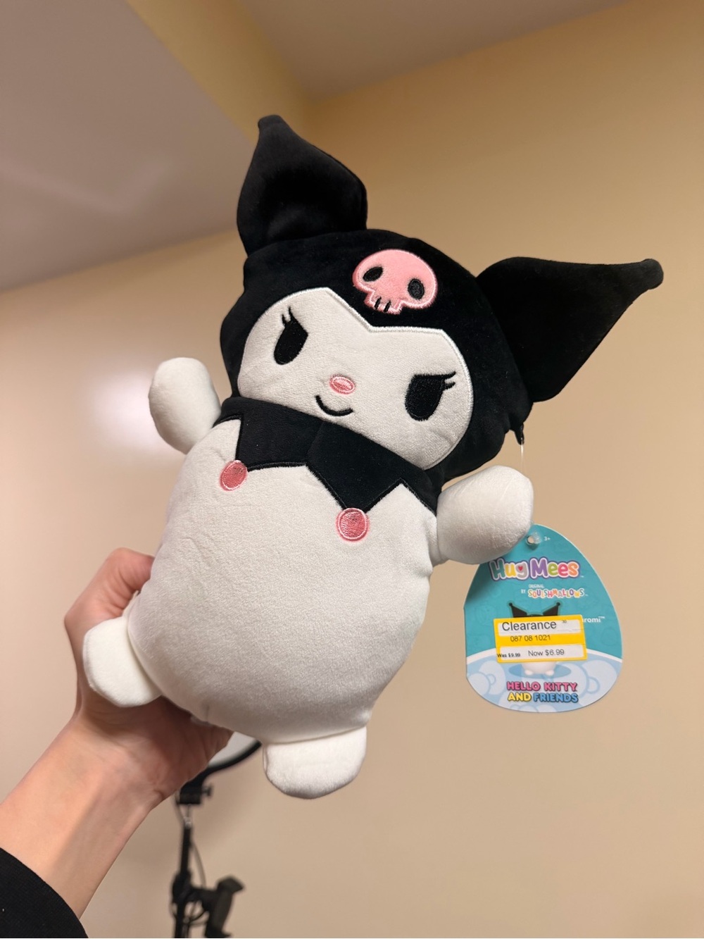 Kuromi Plush HugMee Squishmallows Hello Kitty Sanrio 💜✨